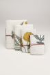Diary Bahi Style || White And Yellow Color with Flower Print || Set of 4 || Saras Aajeevika