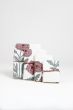 Diary Bahi Style || White And Red Flower Design || Set of 4 || Saras Aajeevika