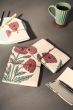 Diary Bahi Style || White And Red Flower Design || Set of 4 || Saras Aajeevika