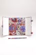 Diary With Pencil || Blue And Red Color Leaf Printed ||  7 Inch || Saras Aajeevika