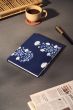 Diary With Pen Holder || Blue Color White Flower Leaf Printed || 8x6 Inch || Saras Aajeevika