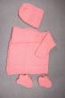SARAS Aajeevika | Wooden Baby Suit | SHG Product | Warm and Cosy | Punjab | Pink