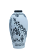 Handcrafted | Flower Vase | SHG Product | Uttar Pradesh | Terracotta Pottery | Black Pottery | Worli Art | Fine Clay | White