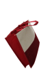 Jute Shopping Bag White & Marron 15×18