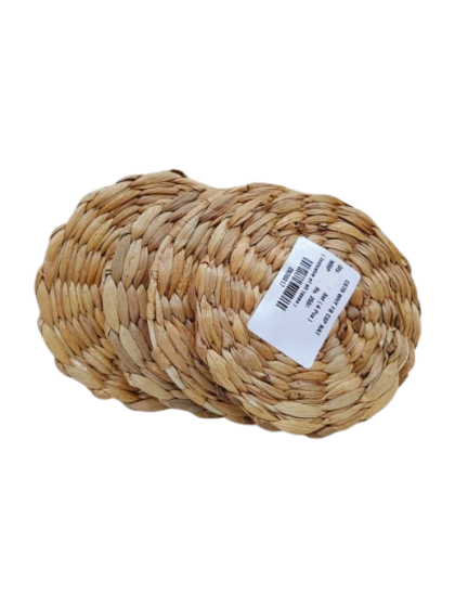 Eco-Friendly Handwoven Grass Coasters – Natural Round (Set of 4)
