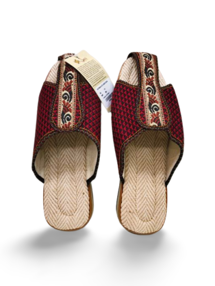  Footwear Jute Ladies Check Size 8